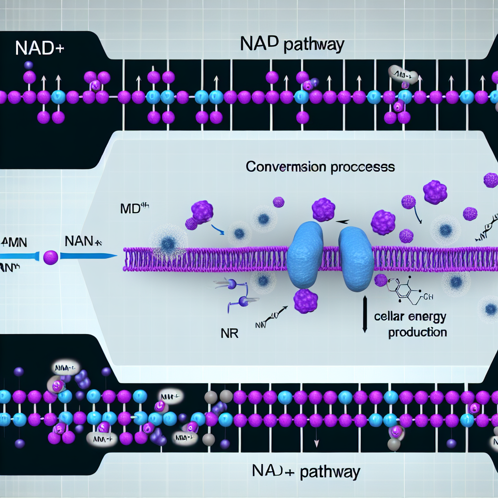 NAD+ 生合成経路:NMN、NR、直接 NAD+ のサプリメントがどのように働くかを示す