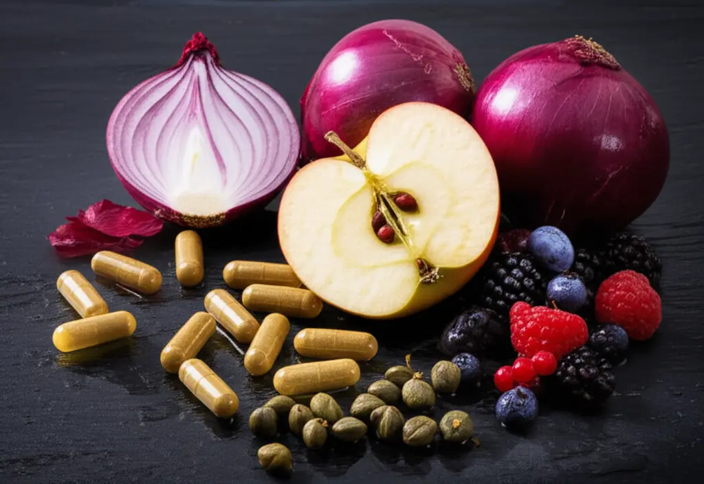 Quercetin from berries and onions - powerful HMGB1 inhibitor with senolytic properties